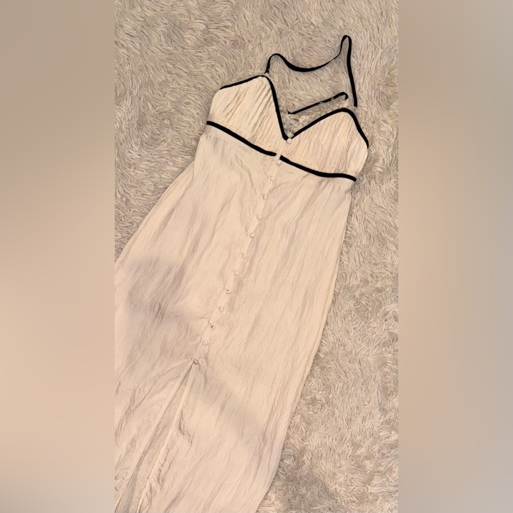 NEW Free People Intimately Brighter Days Maxi Slip Whisper White Sz S - Picture 3 of 7